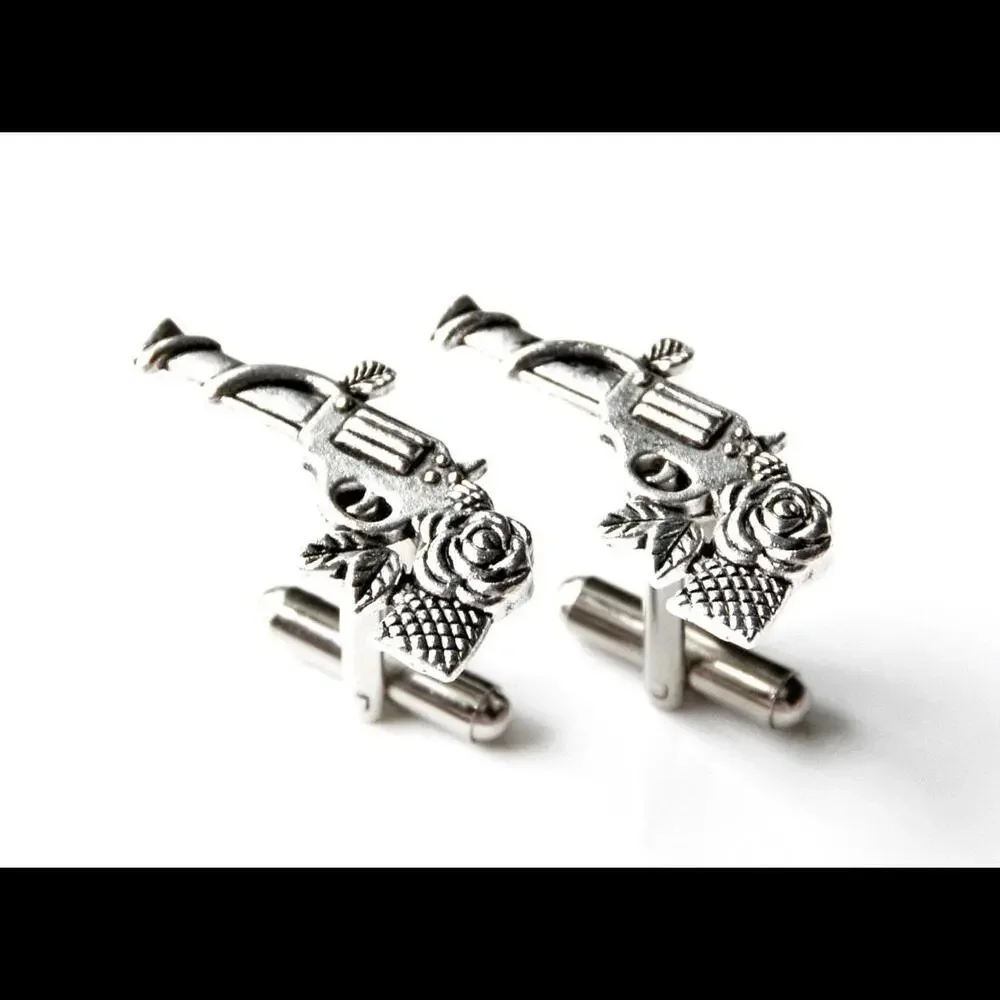 Guns with Roses Cufflinks
